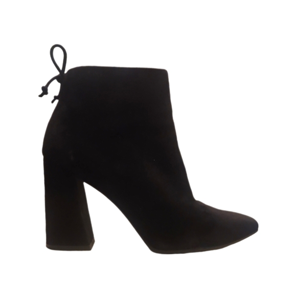 STUART WEITZMAN | Black Suede Ankle Boots / Booties in Size US 7 - Picture 2 of 8